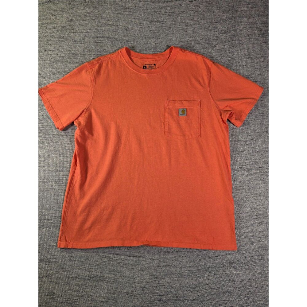Carhartt Orange Loose Fit Pocket T-Shirt